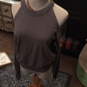 Super light open shoulder sweater